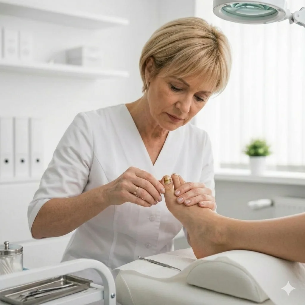Fungal nail infection (onychomycosis) treatment at Deal Podiatry in Deal, Kent