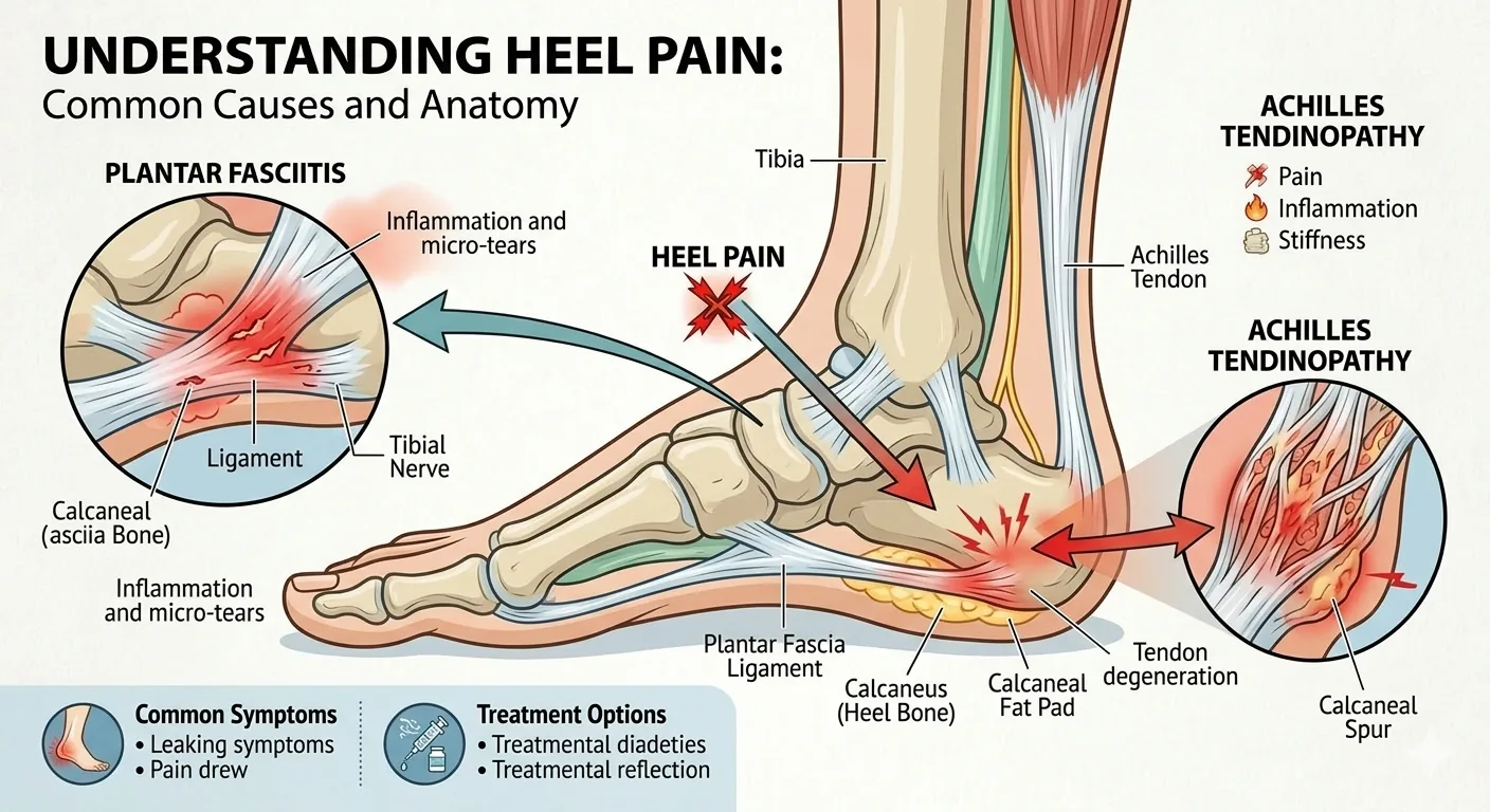 Heel pain (plantar fasciitis) treatment by Deal Podiatry chiropodist in Deal, Kent