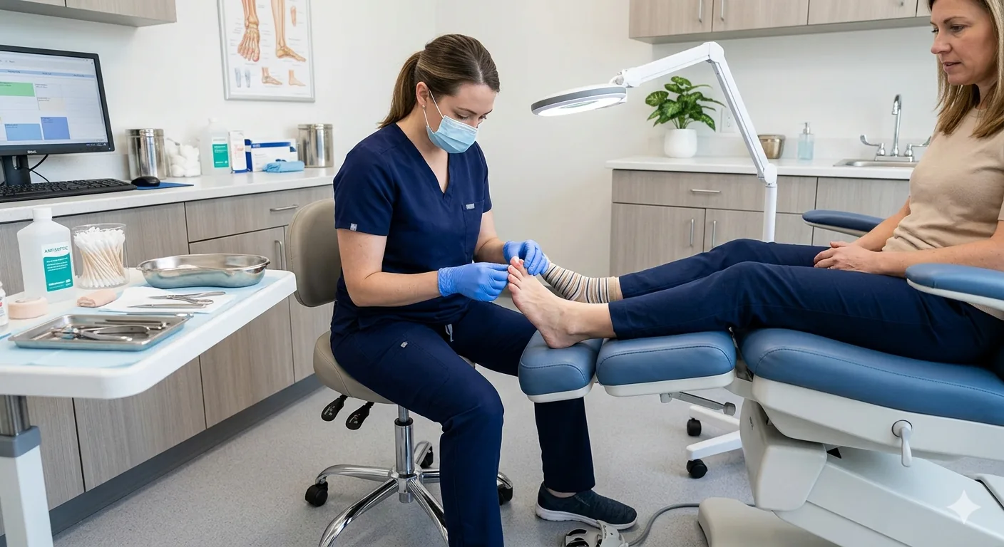 Ingrown toenail treatment and nail surgery by HCPC-registered podiatrist at Deal Podiatry, Deal