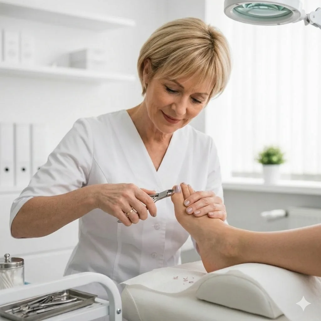 Professional nail cutting chiropody at Deal Podiatry in Deal, Kent